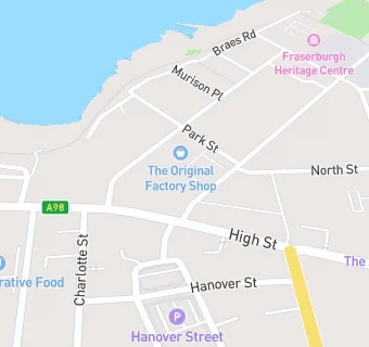 map for Old Parish Church Centre