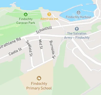 map for Findochty Primary School