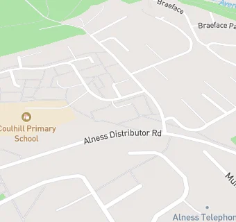 map for Coulhill Primary School