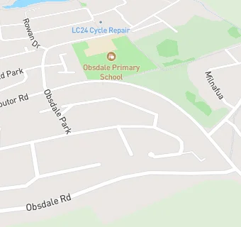 map for Obsdale Primary School