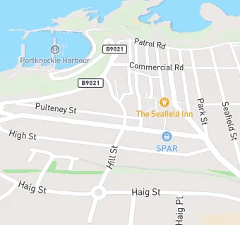 map for Portknockie Chinese Takeaway