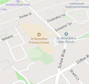 map for St Gerardine Primary School