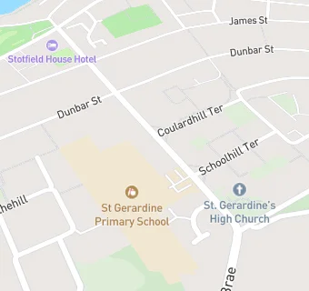 map for St Gerardines Primary School