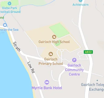 map for Gairloch Dental Practice