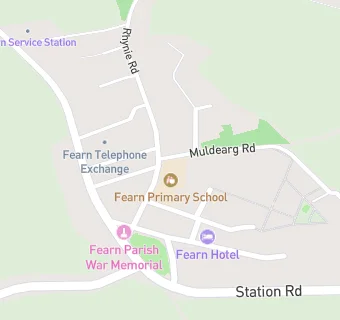 map for Hill of Fearn Primary School