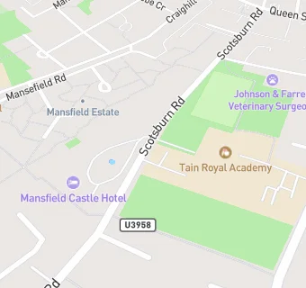 map for Mansfield Castle Hotel