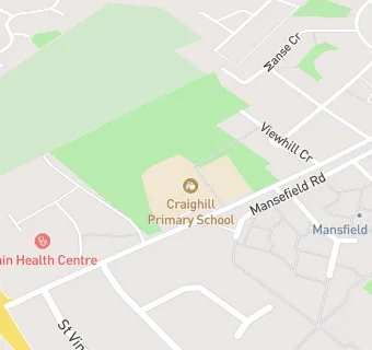 map for Craighill Primary School