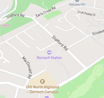 map for Dornoch Station Hotel