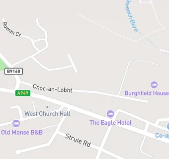 map for Burghfield House Hotel