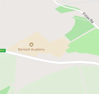 map for Dornoch Primary