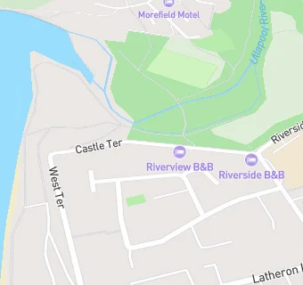 map for Riverview B&B