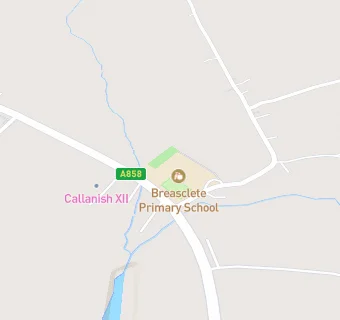 map for Breasclete Primary School