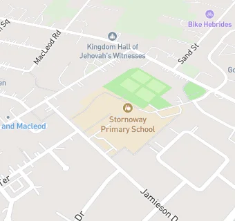 map for Stornoway Primary School