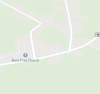 map for Free Church Back