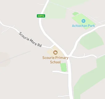 map for Scourie Primary School