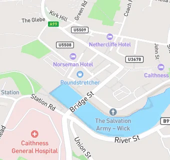 map for Riverside House Care Home