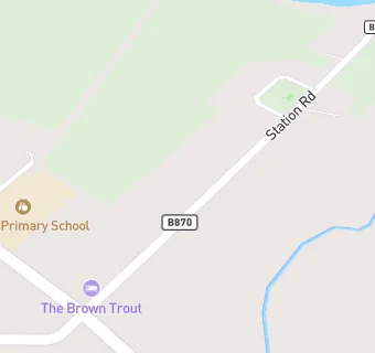 map for The Brown Trout Hotel