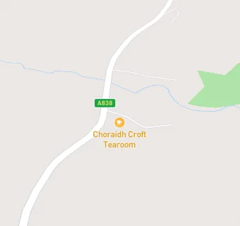 map for Choraidh Croft Tea-Room