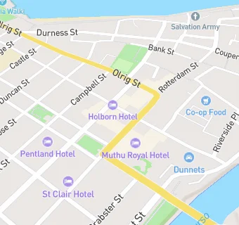 map for Central Hotel