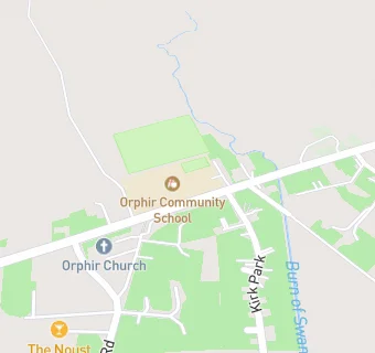 map for Orphir Community School