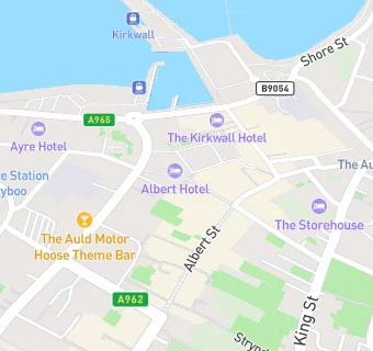 map for The Albert Hotel