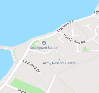 map for Army Reserve Centre