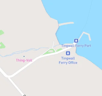 map for Fernvalley Tearoom