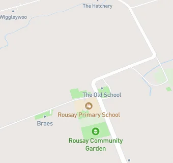 map for Rousay Primary School