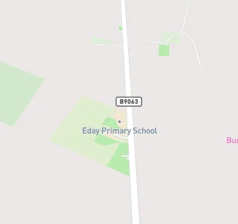 map for Eday Primary School