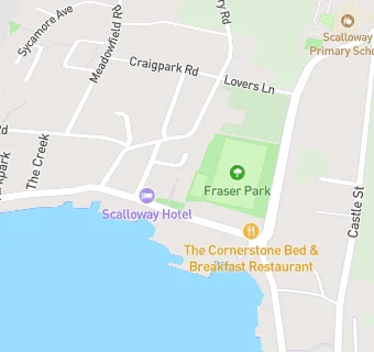 map for Scalloway Hotel