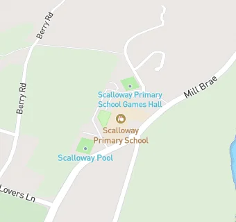 map for Scalloway Primary School