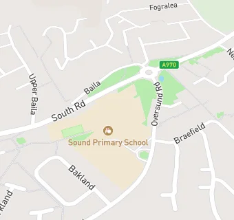 map for Sound Primary School