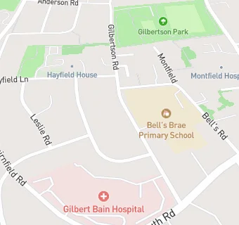 map for Bells Brae Primary School Nursery