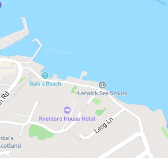 map for Lerwick Boating Club