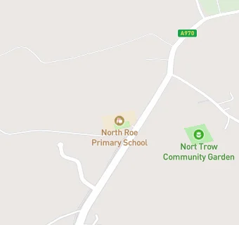 map for North Roe Primary School